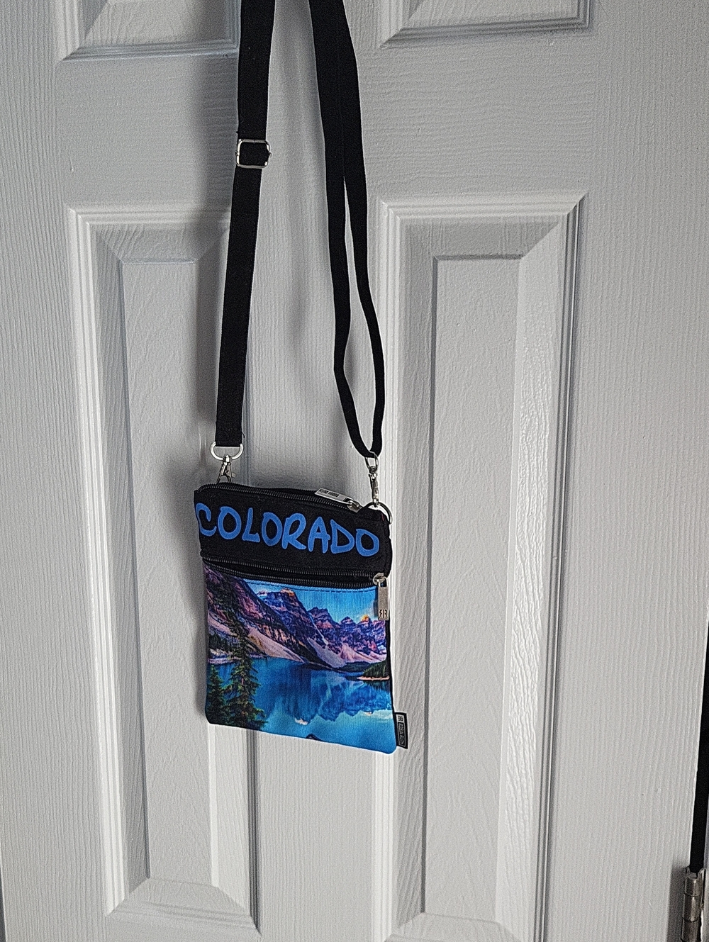 Colorado Scenic Crossbody Bag - Blue/Black